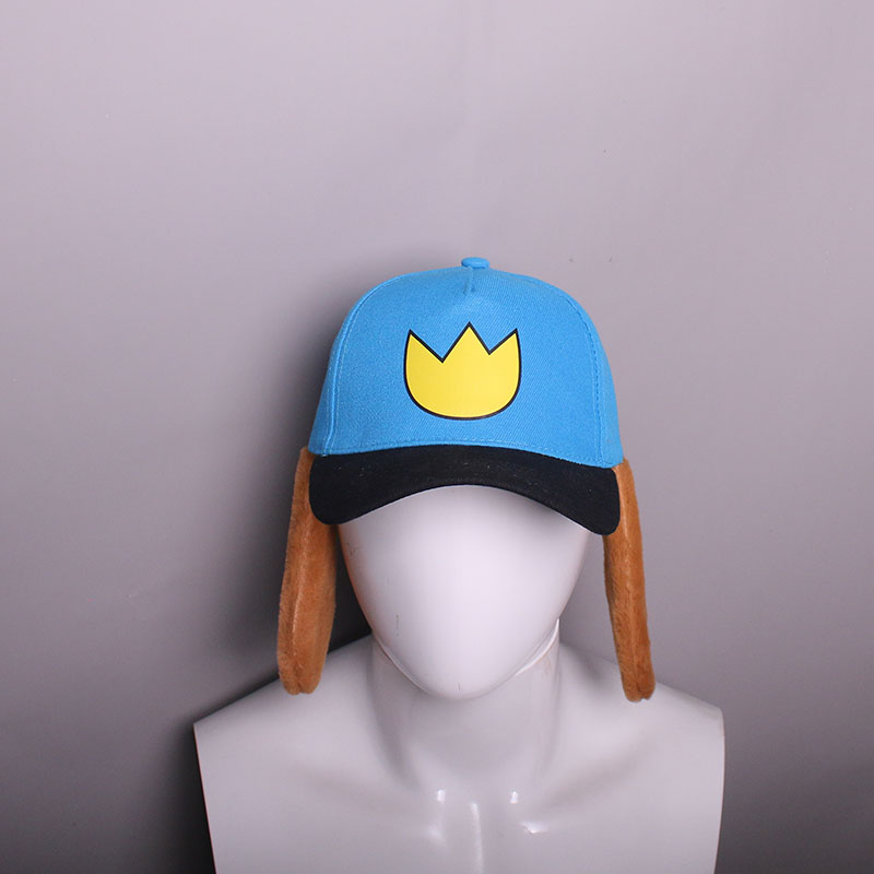Cosplay Prop Blueprints - หมวกสุนัขนักสืบแฟนซีสีฟ้าแบบการ์ตูน ปรับขนาดได้ สำหรับคอสเพลย์เจ้าหน้าที่ตำรวจ สำหรับผู้หญิงและผู้ชาย อุปกรณ์เสริม หมวกเบสบอล