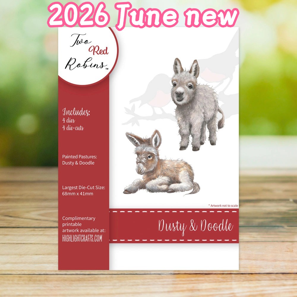 Craft Knife Set - ชุดแม่พิมพ์ตัดโลหะลาย Dusty & Doodle รุ่นใหม่ประจำเดือนมิถุนายน ปี