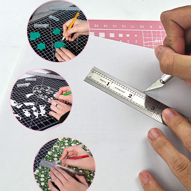 ชุดแผ่นรองตัด PVC ขนาด A4, อุป - Craft Knife Set บทวิจารณ์และราคา