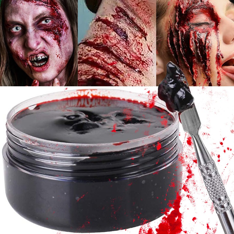 1/3pcs ฮาโลวีนเลือดเจลแต่งหน้า - Cosplay Prop Paint บทวิจารณ์และราคา