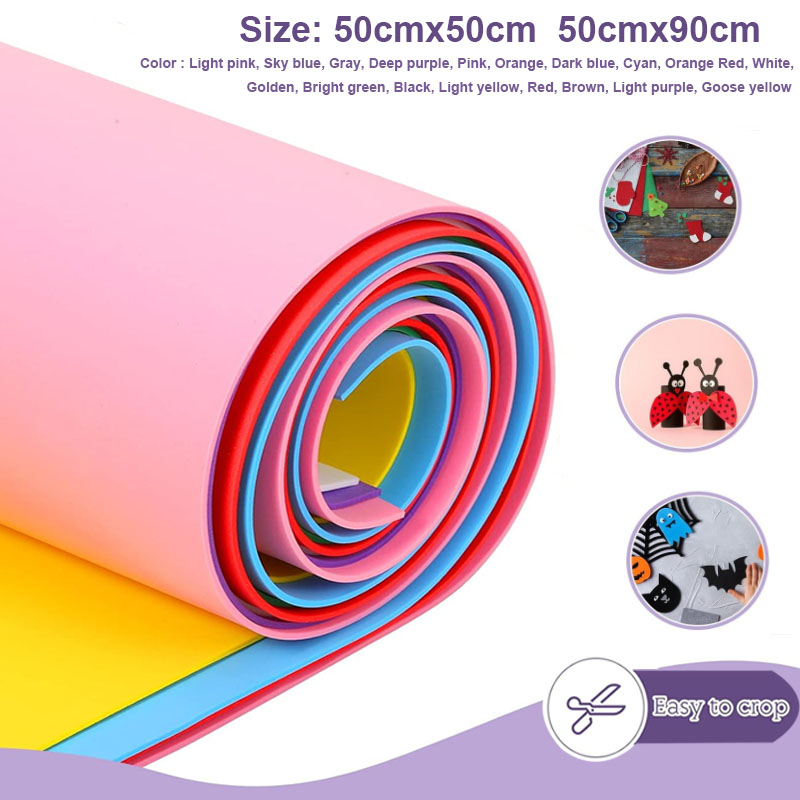 1pcs สีสันแผ่นโฟม Eva คอสเพลย์ - Craft Foam Roll บทวิจารณ์และราคา