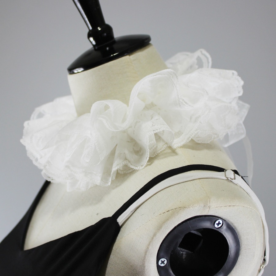 ปกคอปลอมลูกไม้ระบายซ้อนชั้นสไต - Detachable Cosplay Prop บทวิจารณ์และราคา