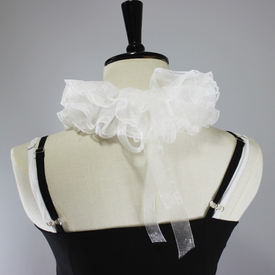 ปกคอปลอมลูกไม้ระบายซ้อนชั้นสไต - Detachable Cosplay Prop บทวิจารณ์และราคา